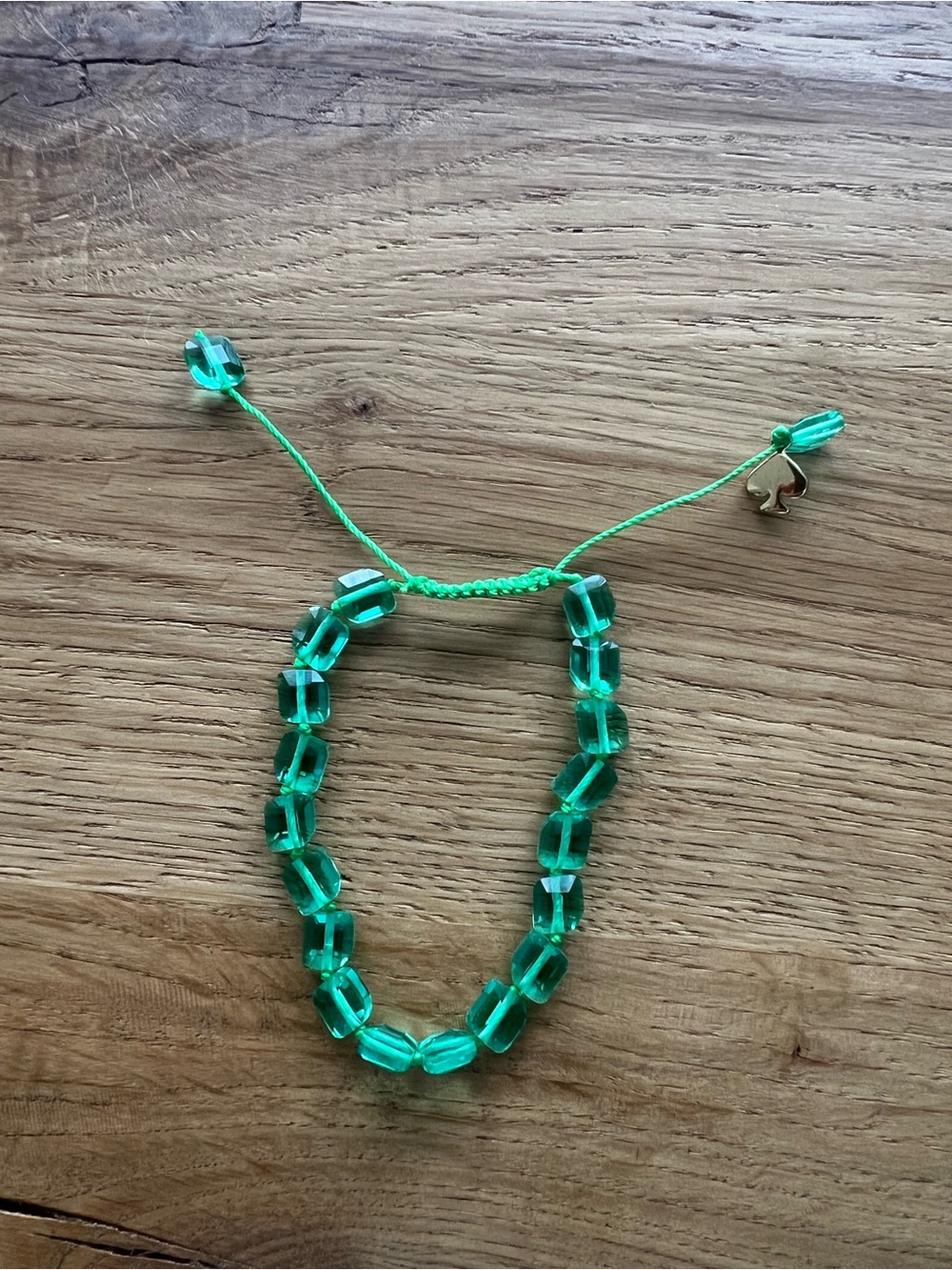 Kate Spade Green Beaded Bracelet
